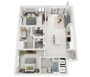 Two Bedroom model